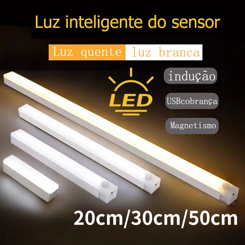 iluminação de emergência 50CM Luz LED Sem Fio sensor De Inteligente de Carregamento USB