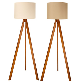 Abajur De Chão Tripé 1,50 Cm Completo Com Cúpula E Fiação Luminária De Piso Para Sala, Quarto em Oferta na Shopee