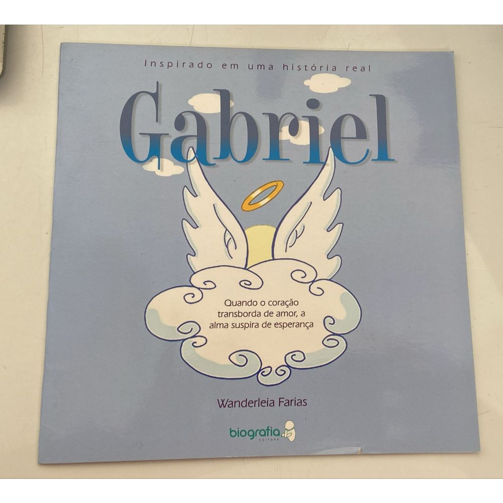 Gabriel quando o coração transborda de amor, a alma suspira de esperança - Livro infantil-Wanderleia