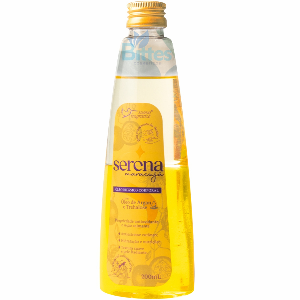 ÓLEO BIFÁSICO CORPORAL SERENA MARACUJÁ SUAVE FRAGRANCE