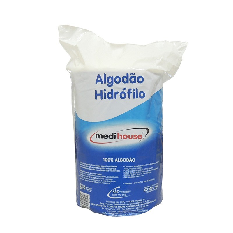 ROLO DE ALGODAO HIDRÓFILO 500GR