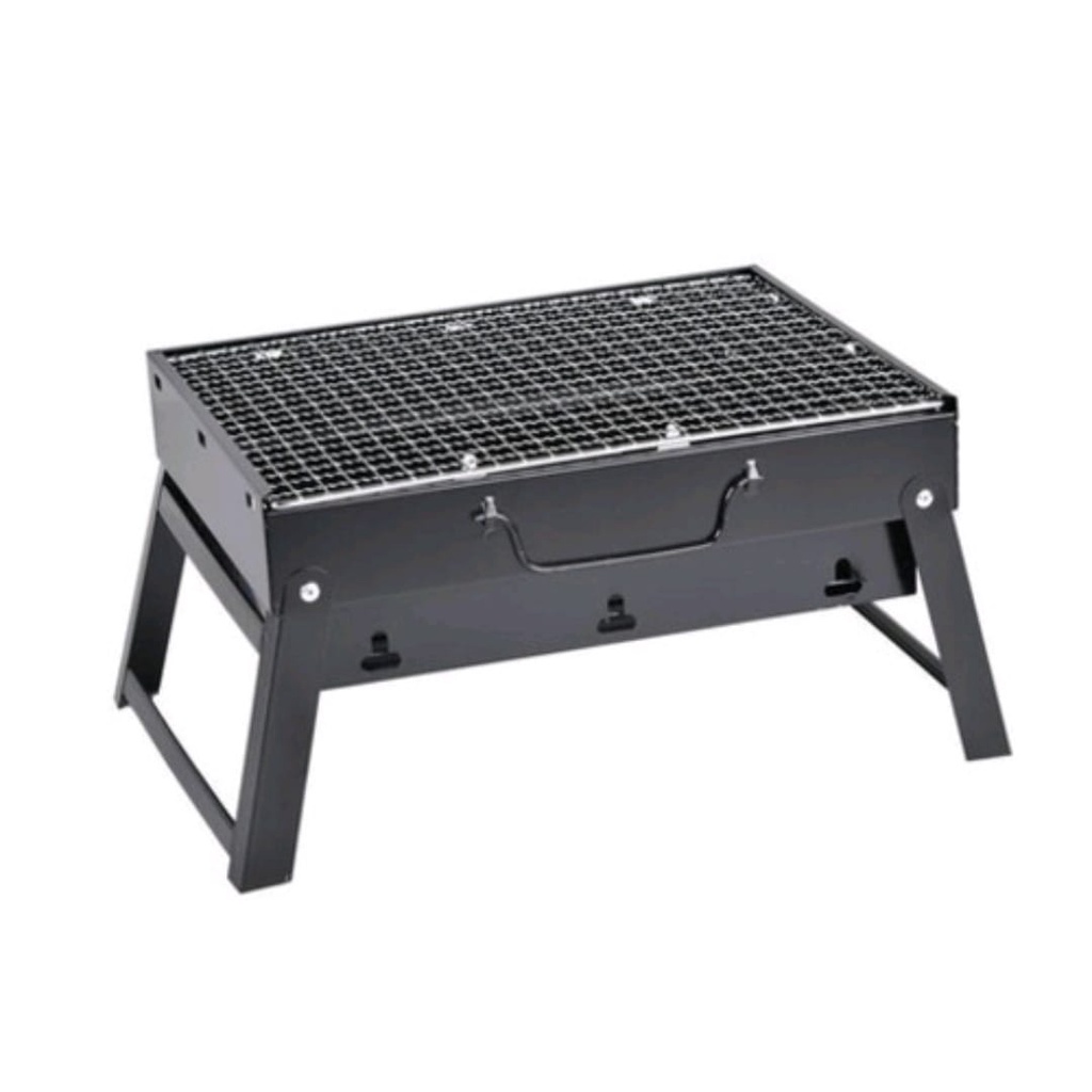 Churrasqueira Dobrável Portátil Maleta Carvão Metal - Envio Já!