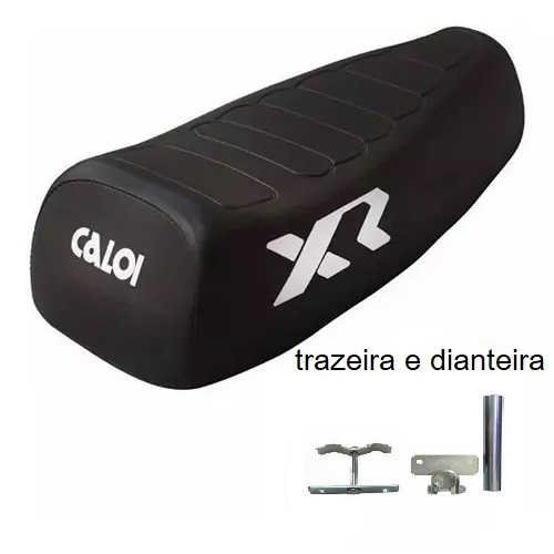 Banco de bicicleta Caloi XR selim assento de Mobilete De Bicicleta Motorizada com Fixadores