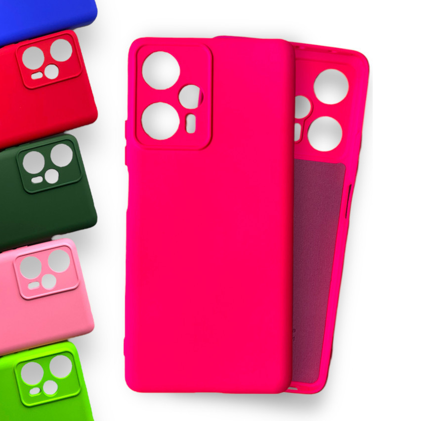 Capa Capinha Case P/ Poco F5 Silicone Aveludada