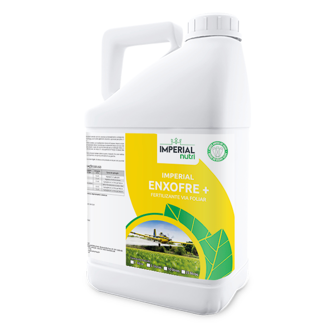 Adubo Foliar Enxofre + Nitrogênio 5 Litros Adubo Concentrado Imperial Nutri