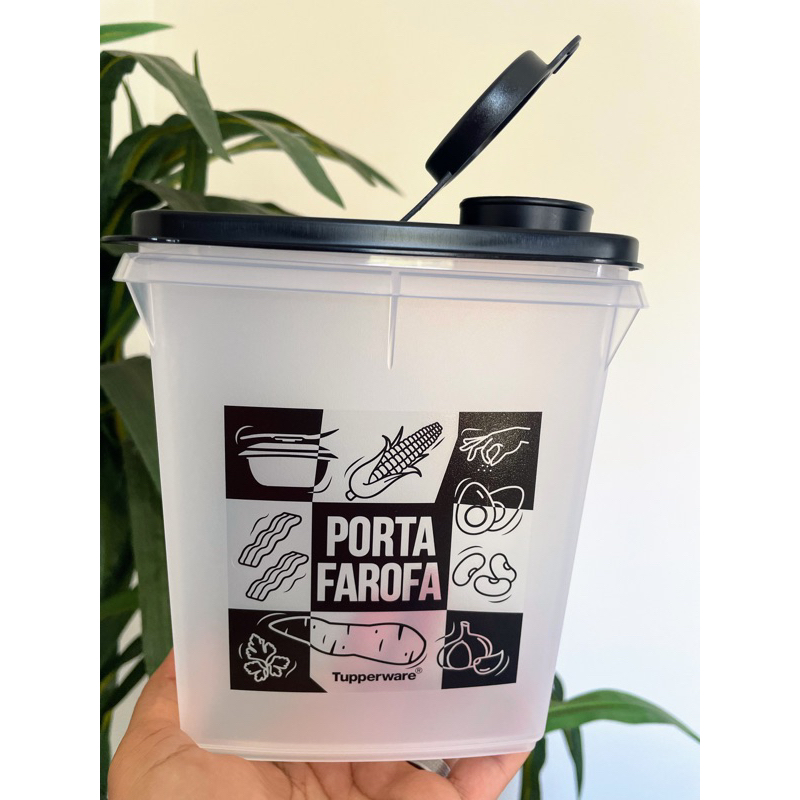 Modular Porta Farofa/Batata Palha/Ceral com Bico Tupperware