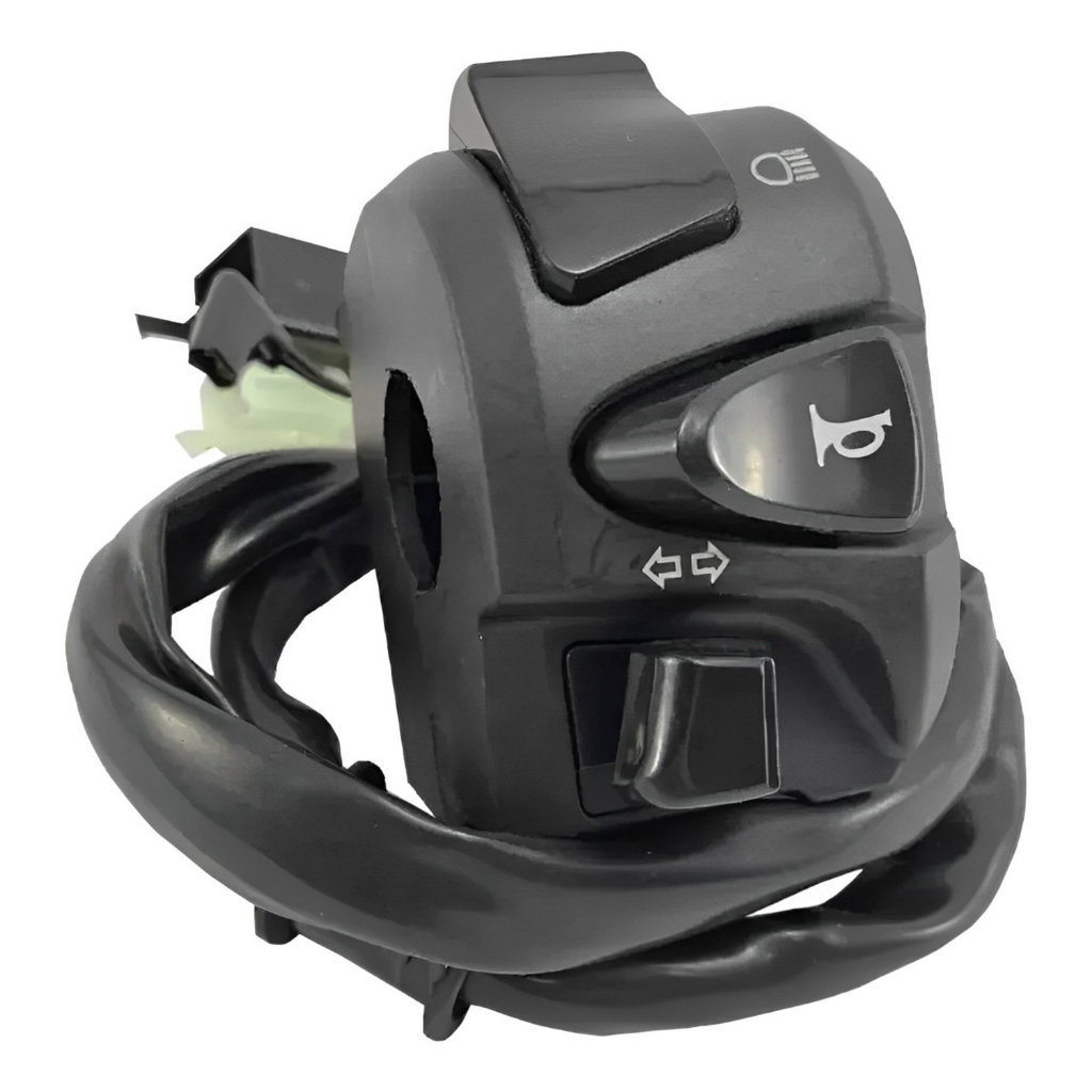 Punho Chave de Luz Esquerdo Para Moto Honda Xre 300 Ano 2016 2017 2018 Com Fiação Completa — imagem 2 de 2