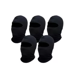 Kit Toucas Ninjas Balaclavas Preta Proteção UV Termico Frio Motoqueiro
