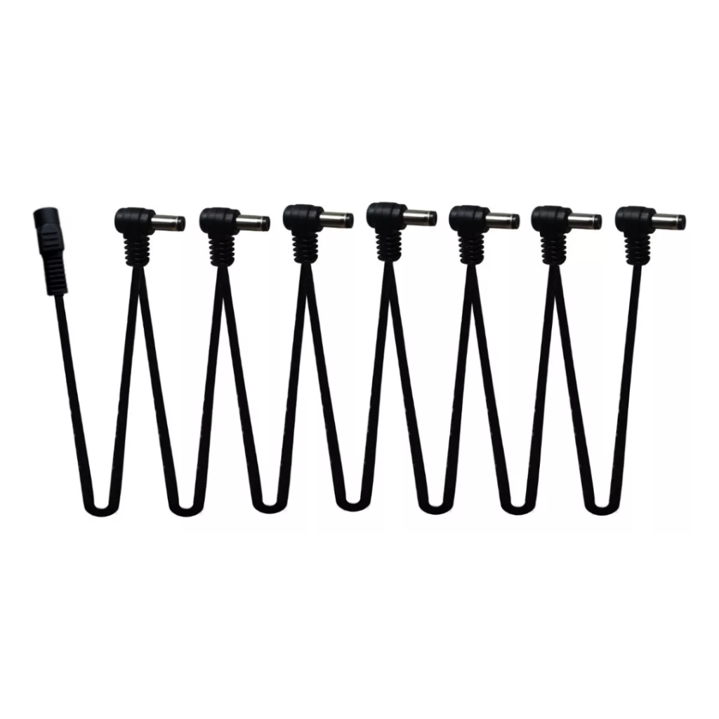 Cabo Extensor Fonte De Pedais Mxt Para 7 Pedais Com 20cm