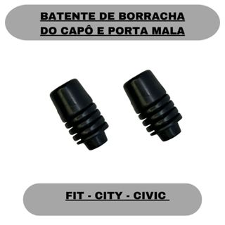 Batente Regulador Borracha do Porta Mala e Capo Civic Fit City - 2 unidades em Oferta na Shopee
