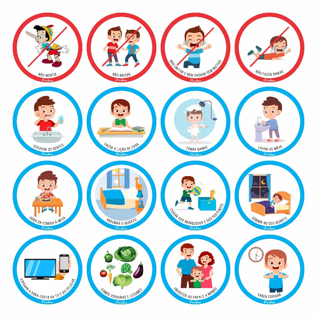 PISTAS VISUAIS PARA CRIANÇAS 16 PLAQUINHAS EDUCATIVAS IMÃ em Oferta na Shopee