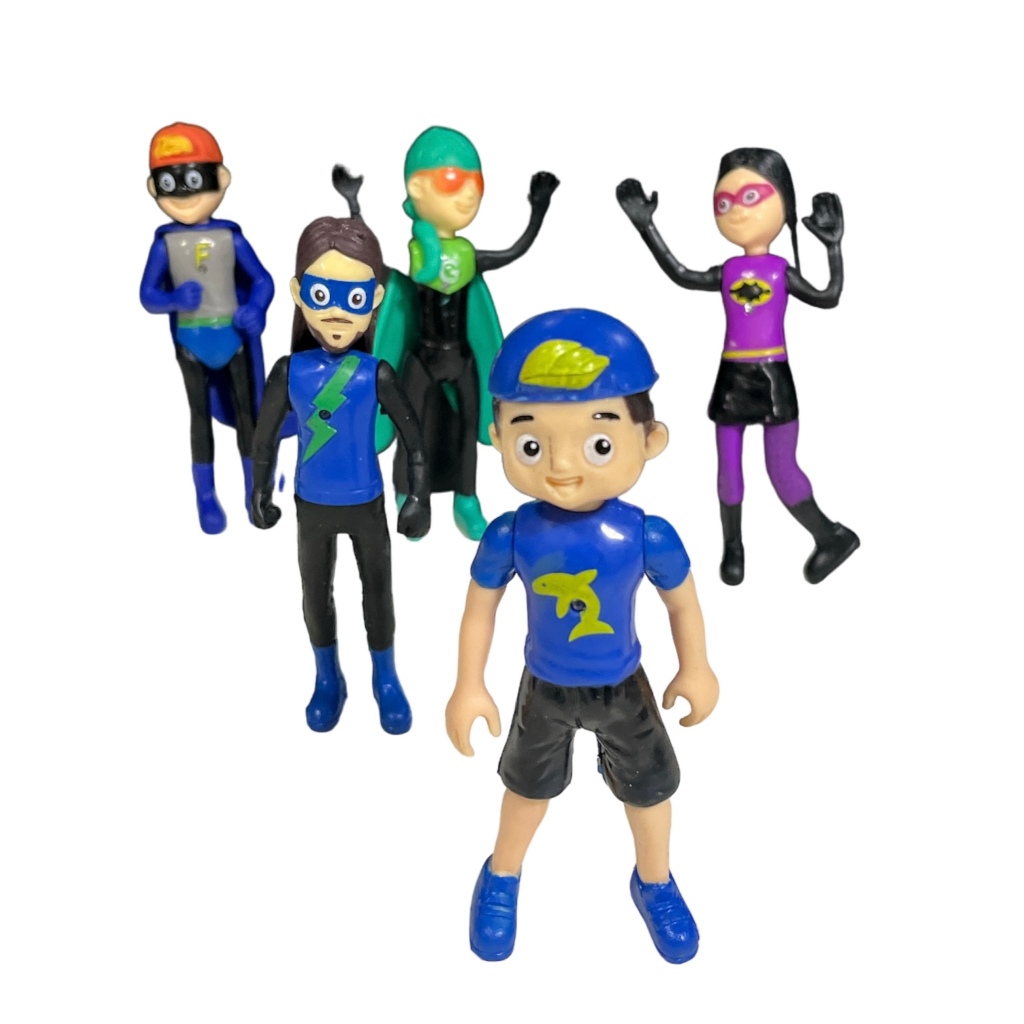 Bonecos Coleção Luccas Neto Turma 6 Bonecos Lucas Neto
