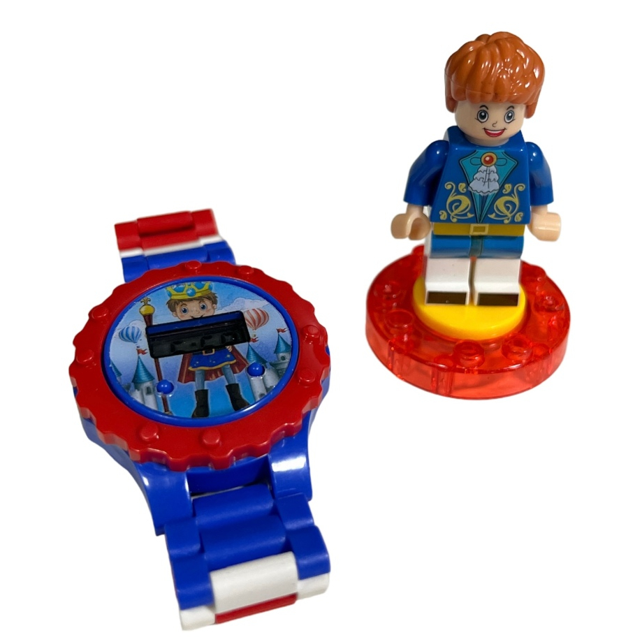 Relógio Infantil Príncipe RL01 menino Brinquedo Desmontavel Masculino Principe