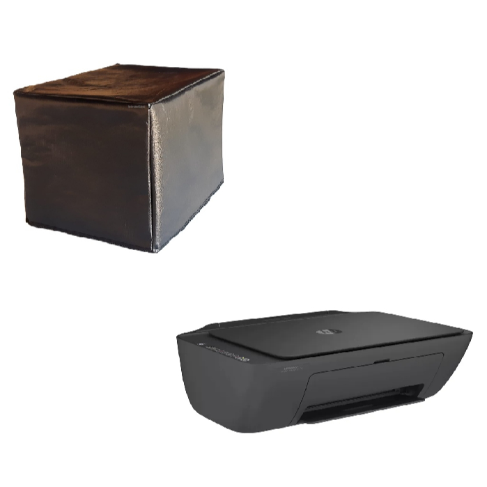 Capa Para Hp Deskjet Ink Advantage 2776 Em Corino Preto De Alta Qualidade
