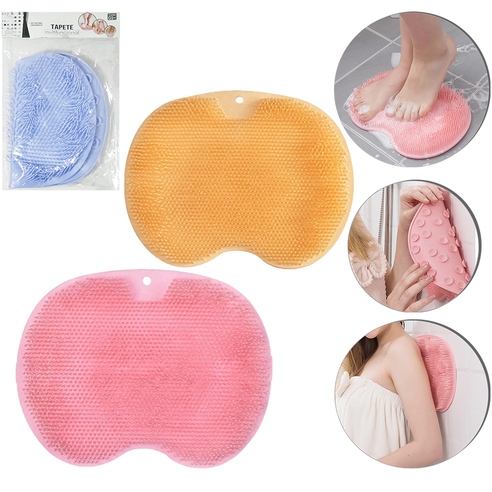 Chuveiro Para Os Pés Escova Massageadora As Costas Limpeza Do Banheiro Banheira Antiderrapante  - Envio Hoje