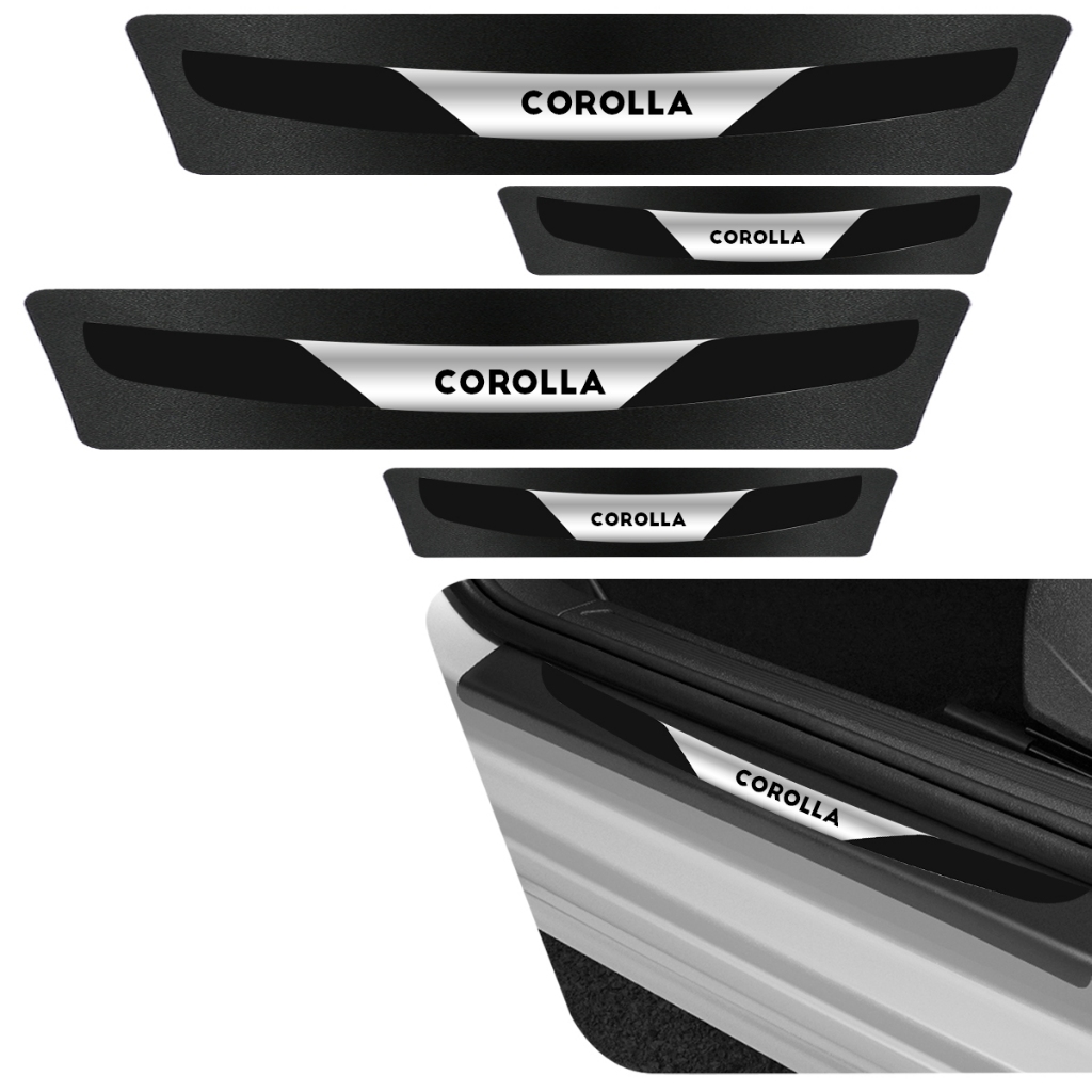 Soleira Protetora Portas Plus Corolla 2015 2016 2017 Á 2022