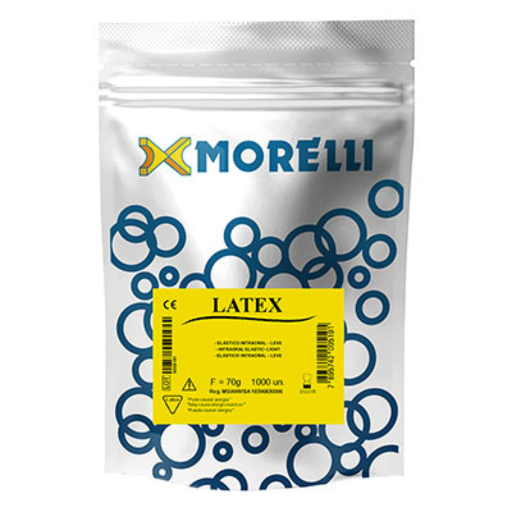 Elástico Intraoral Látex 1000 Und. - Morelli