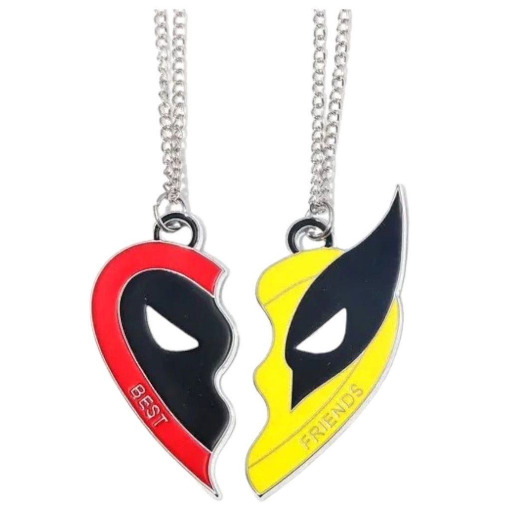 Colar Deadpool E  X Filme Best Friends Wolverine Deadpool