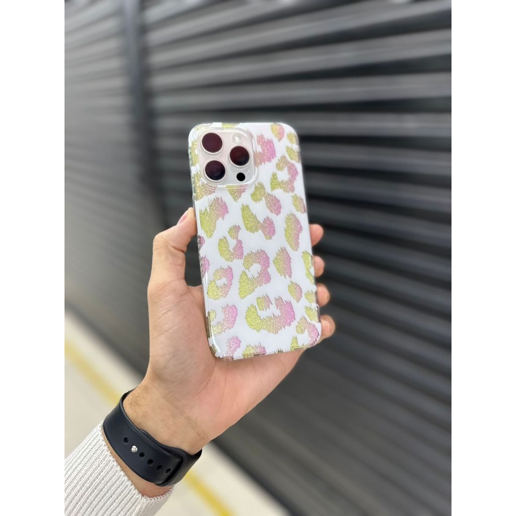 Capa Capinha Case de Luxo Com Pintinhas de Glitter de Para IPhone 11 13 13PRO MAX 14 15 14PRO 15PRO 15PRO MAX