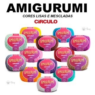 Fio Amigurumi linha Círculo 254 metros 125g em Oferta na Shopee