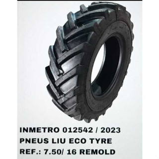 PNEU REMOLD 7.50/16 TRATORADO PREMIUM COM SELO INMETRO E GARANTIA em Oferta na Shopee
