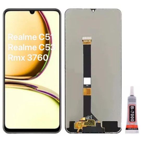 Tela Touch Display Lcd Compativel Realme C51/C53 Rmx3760 A Pronta Entrega