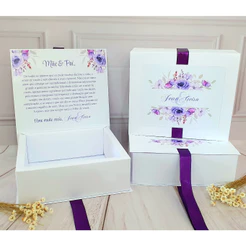 4 Caixa G Personalizadas para Casamento, Batizados, Cursos