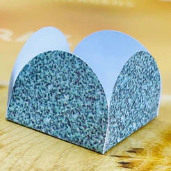 50~450 Forminhas Para Doces Imitação Glitter Prata 4 Pétalas 10.83 (Nc Toys Simples)