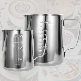 Jarra Leiteira Latte Art Aço Inox 350ml 600ml Café Cafeteira Cremeira Pitcher em Oferta na Shopee