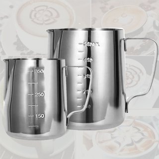 Jarra Leiteira Latte Art Aço Inox 350ml 600ml Café Cafeteira Cremeira Pitcher