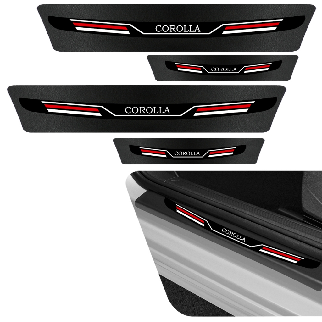 Soleira Protetora Portas Sport Corolla 2015 2016 2017 2018 2019 2020 2021