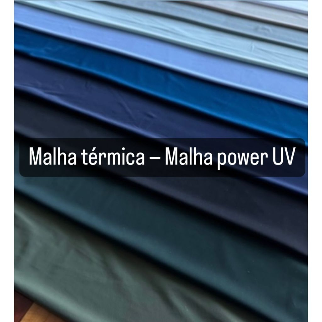 Tecido Malha Térmica Proteção UV Solar 1mt X 1,60mt Inverno Verão Calor Frio Fitness Biquínis RF86