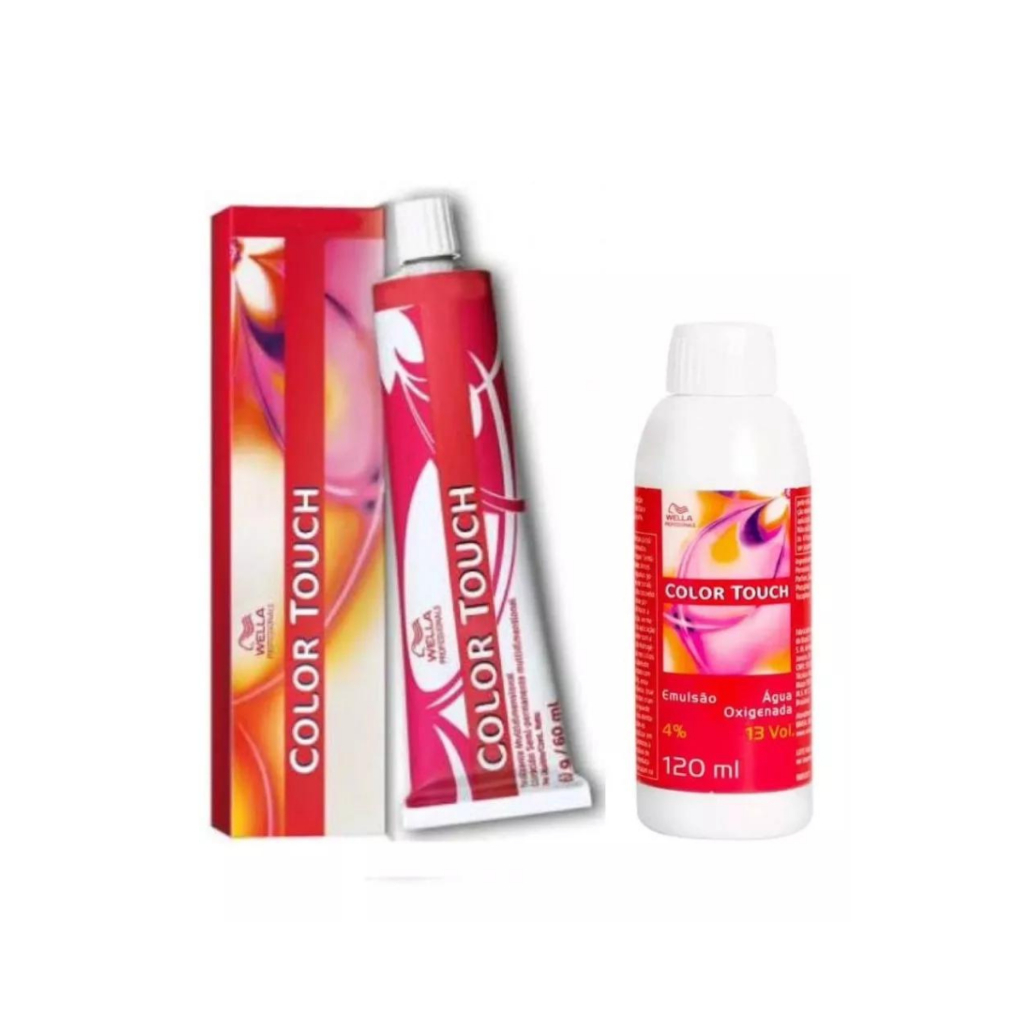 Wella Color Touch 60gr + Emulsão 13 Vol - Selecione A Cor em Oferta na Shopee