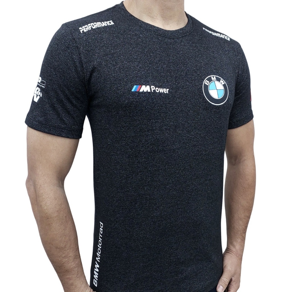 Camiseta Bmw Motorrad Preta Camisa Moto Gp Mescla - ALL 426