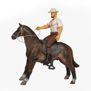Kit Boneco Cowboy Com Cavalo - DB Play em Oferta na Shopee