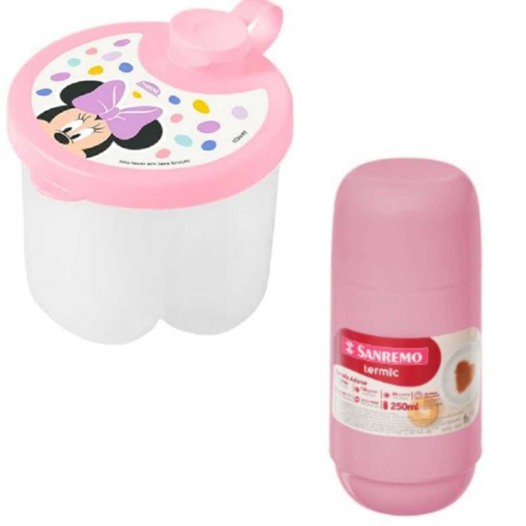 GARRAFA TÉRMICA+DOSADOR BEBE  MÃE E BEBÊ  ORGANIZAÇÃO PARA CASA
