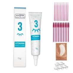 Vitamina Passo 3 Master Pro Curl Lash Lifting Profissional para Cílios 15g com Anvisa