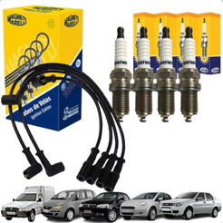 Kit Cabo E Vela De Ignição Uno Siena Strada Idea Fiorino