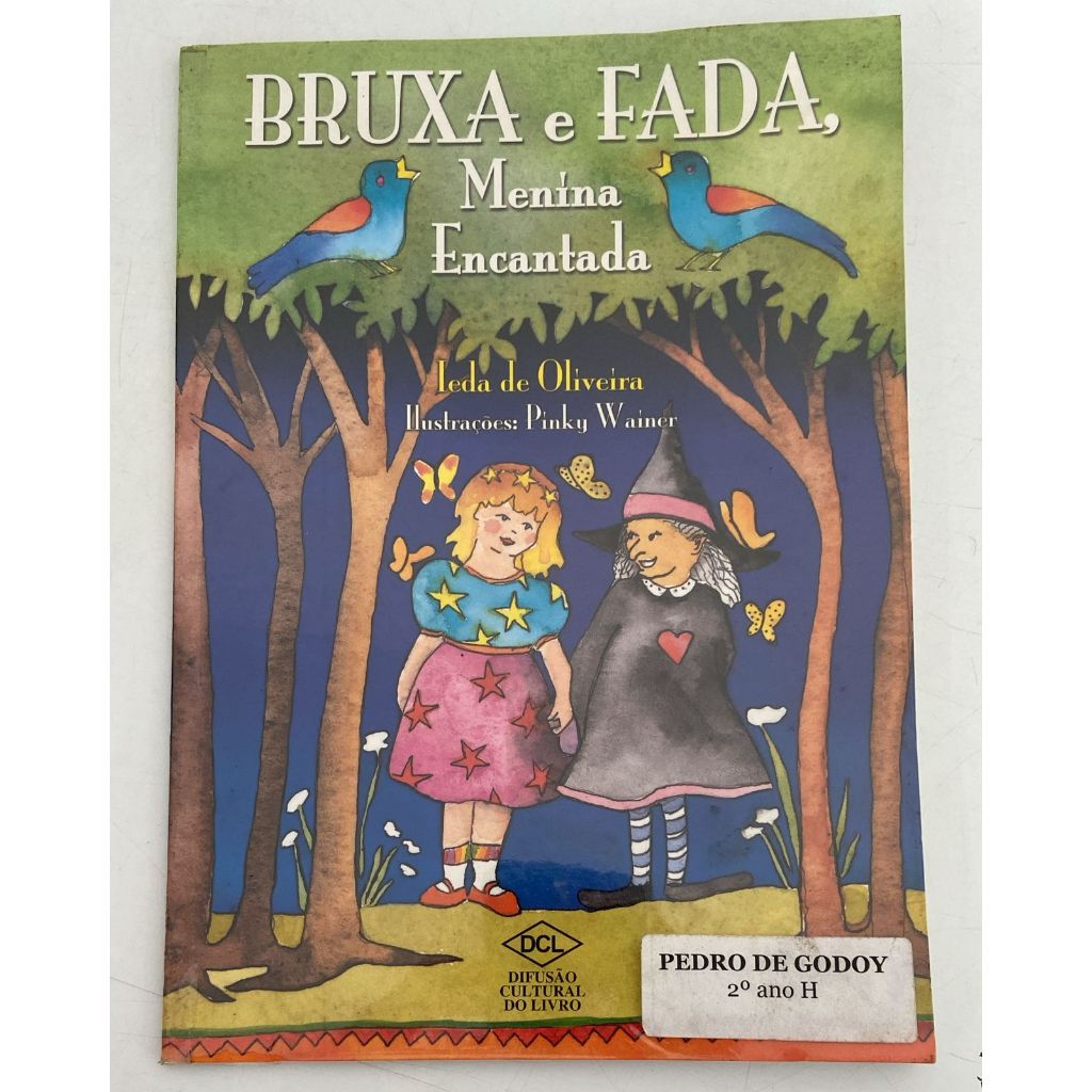 Bruxa e fada menina encantada - Ieda de Oliveira - Livro infantil