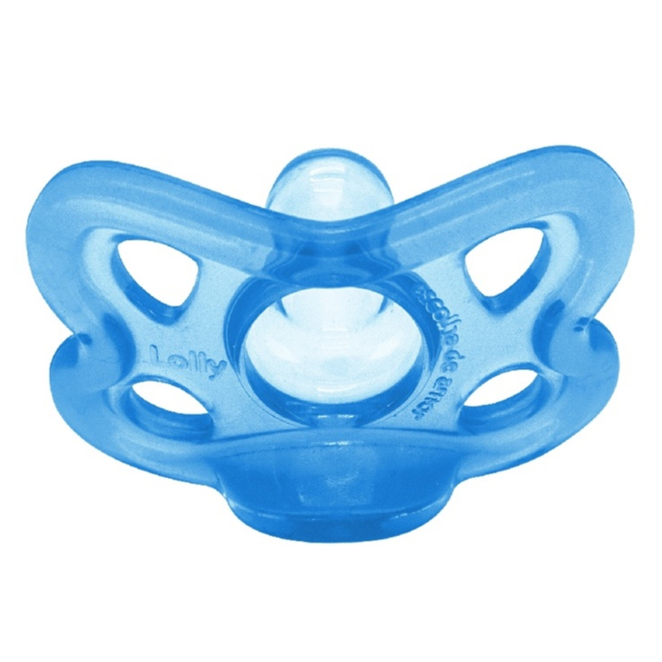 Chupeta Special Silicone Lolly  Redonda Tamanho1 Azul