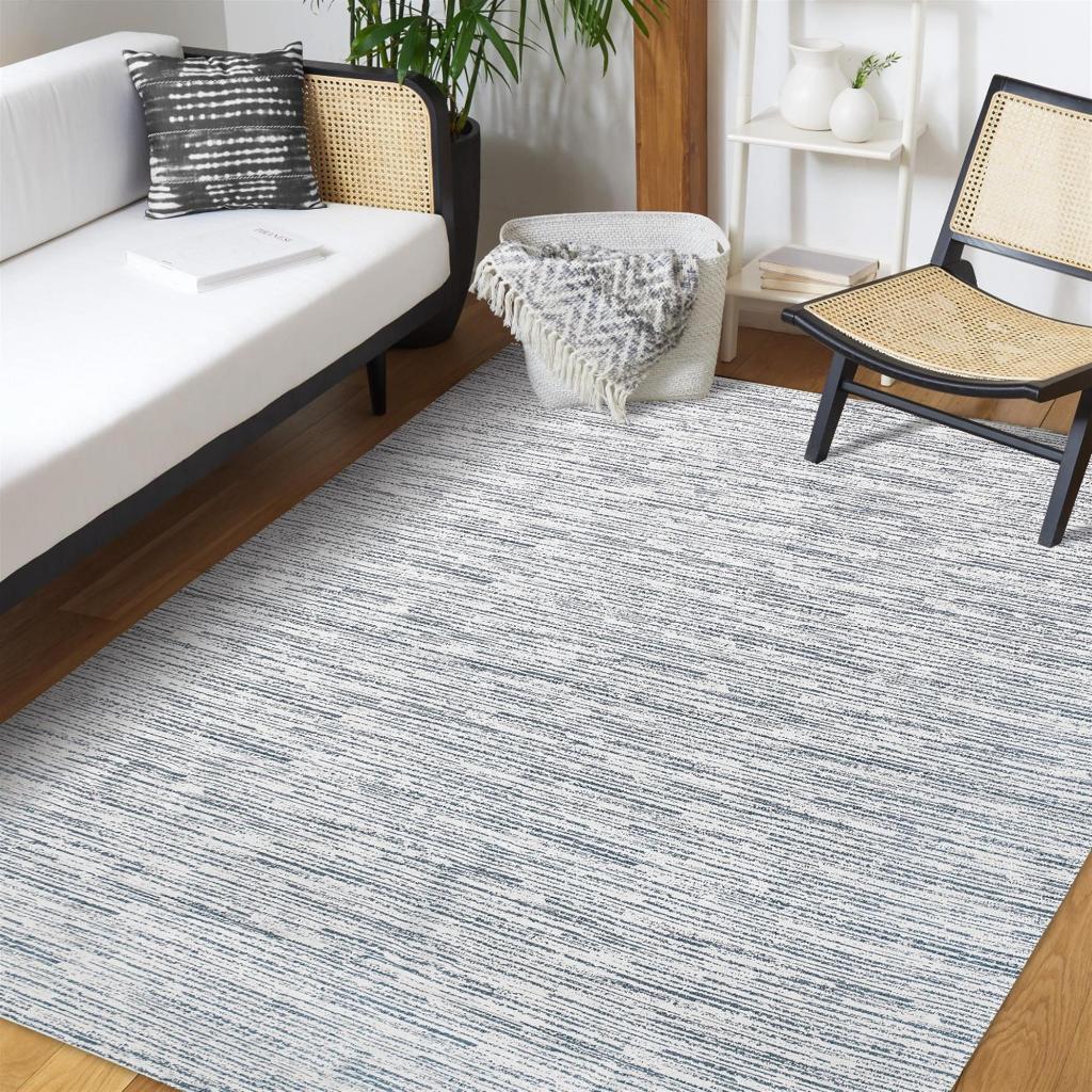 Tapete Sala Quarto 1,35x2,50 Mesclado Antiderrapante em Oferta na Shopee