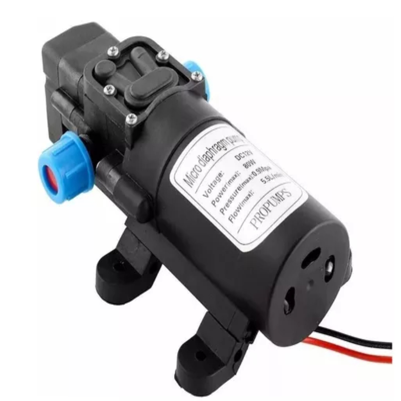 Bomba D'agua Alta Pressão 12v 80w 130psi 60 Metros
