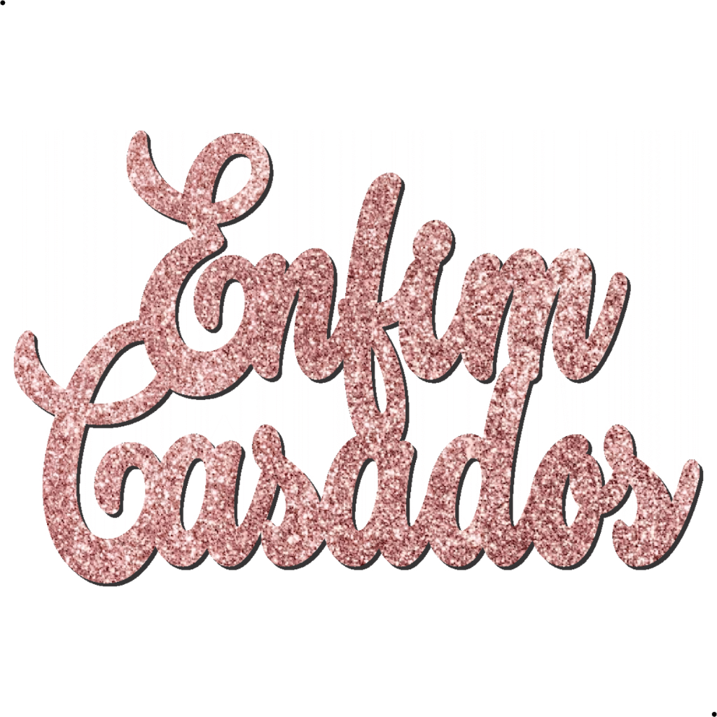Aplique Mdf Palavra Enfim Casados 40cm Cor Rose Glitter Mdf Letreiro Frase Painel Decorativo Festa Casamento Aniversario Decoração Bride To Be Happy Birthday Oh Baby