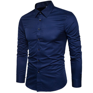 Camisa Social Slim Masculina De Luxo - Passa Fácil em Oferta na Shopee