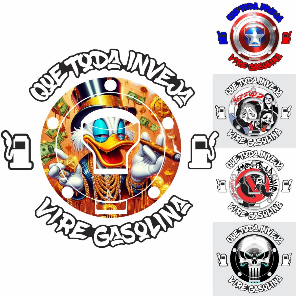 Adesivo Tampa Do Tanque Compatível Titan Fan Start 160 nº 05 em Oferta na Shopee