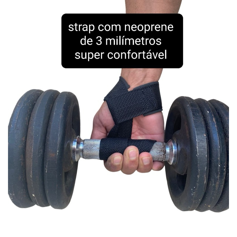 Strap Tala musculação academia crossfit levantamento de peso
