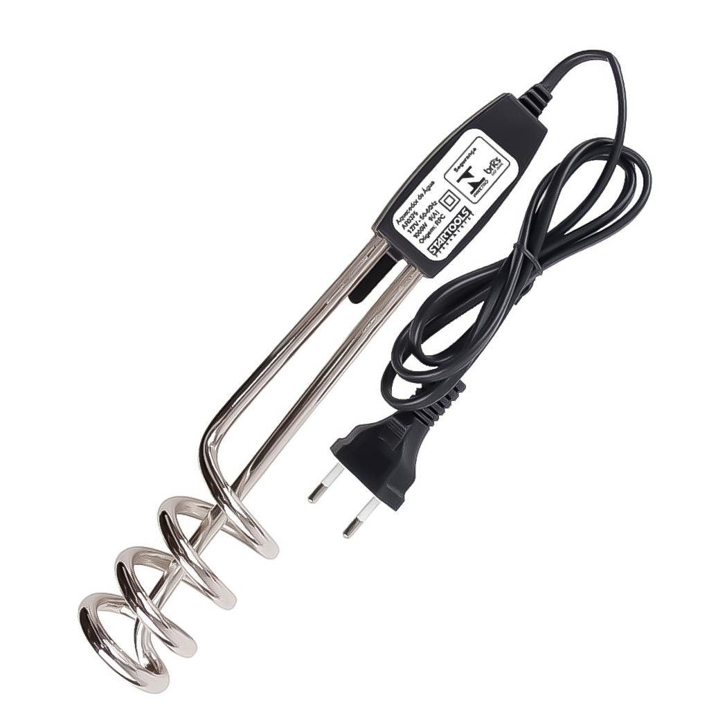 Aquecedor De Água Ebulidor Mergulhão Elétrico 127V 500W Profissional Rabo Quente