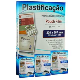 Kit Polaseal 0,05 400un 100 Crachá + 100 CPF + 100 RG + 100 A4 em Oferta na Shopee