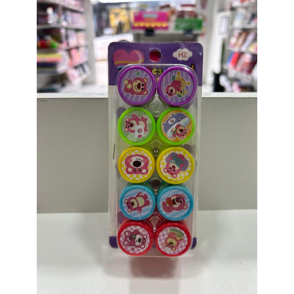 Carimbos Kawaii com 12 Unidades e 24 Unidades em Oferta na Shopee