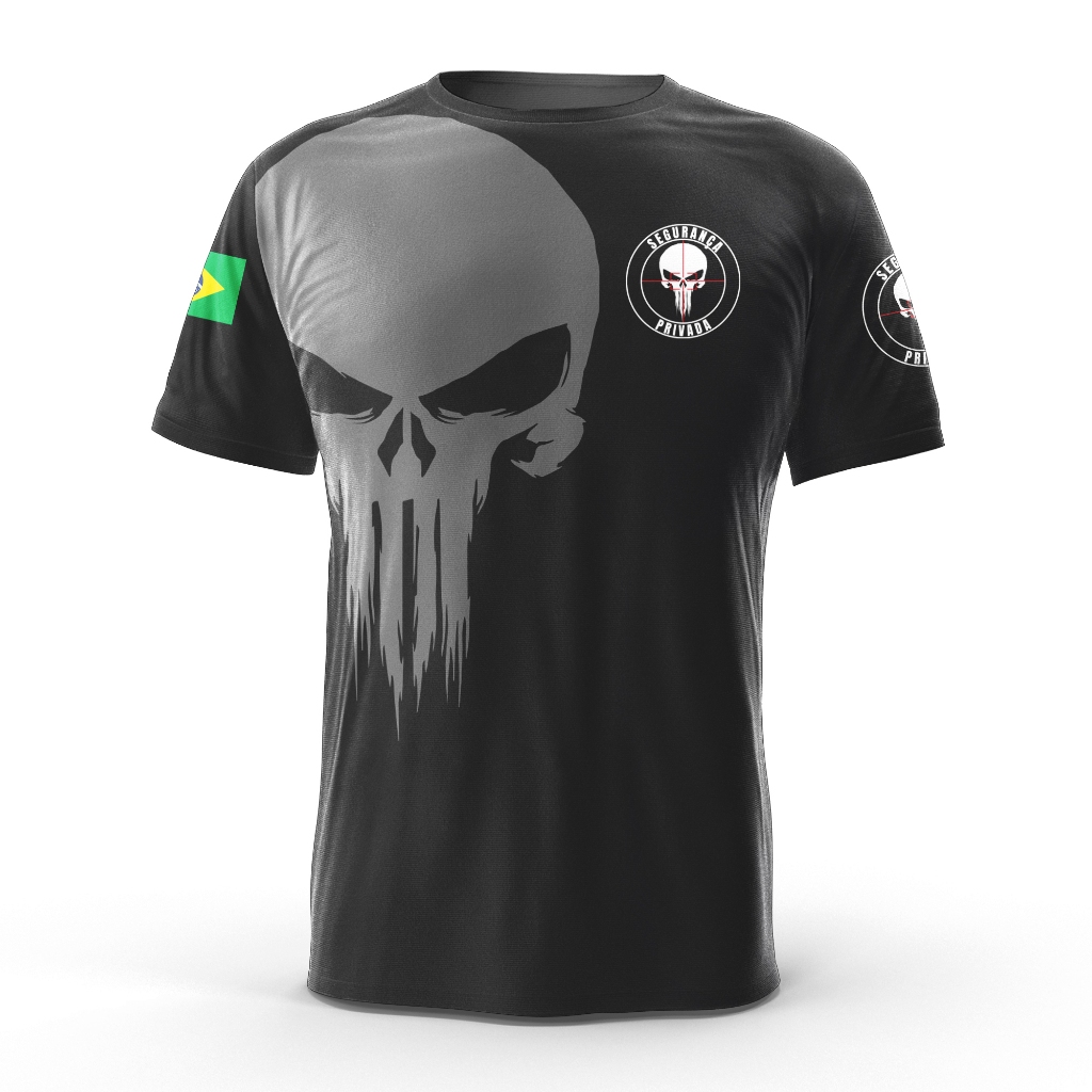 Camisa Segurança Privada Camiseta Vigilante Proteção Uv50+ em Oferta na Shopee